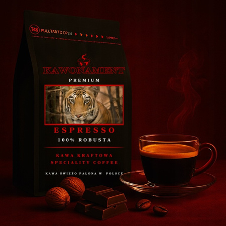 Kawa mielona 250g ESPRESSO Świeżo Palona Robusta 100%