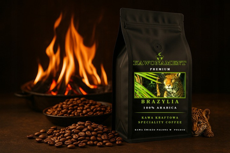 Kawa ziarnista 1kg BRAZYLIA CERRADO Świeżo Palona Arabica 100%