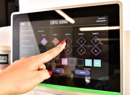 EKSPRES DO KAWY AUTOMATYCZNY CIŚNIENIOWY Coffee Format BREAK S W8L SREBRNY