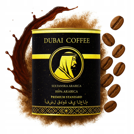 Kawa Dubajska Ziarnista 250g SUŁTAŃSKA 100% ARABICA