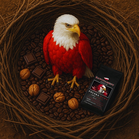 Kawa ziarnista 250g POLSKA KAWA Świeżo Palona Arabica 100%