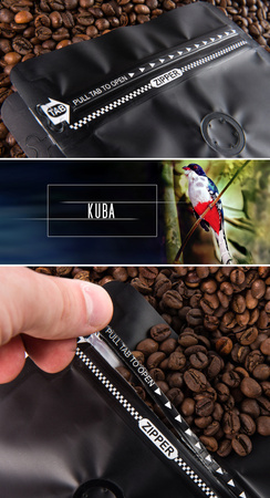 Kawa Ziarnista Świeżo Palona Arabica Kuba 50G
