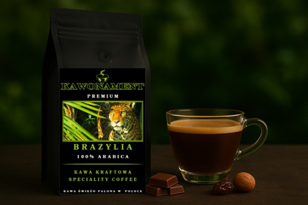 Kawa mielona 500g BRAZYLIA CERRADO Świeżo Palona Arabica 100%