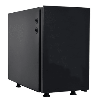 Lodówka na mleko do ekspresu Coffee Format POTT 7A Black - lodówka 9 litrów do mleka, stalowe drzwi, czarna