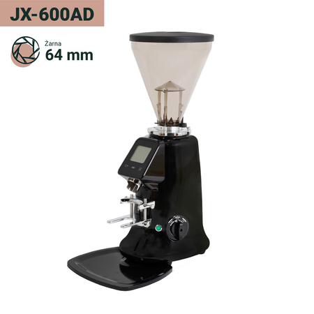 Młynek JX-600AD Glossy Black - Profesjonalny młynek do kawy (żarna 64 mm) - Coffee Format