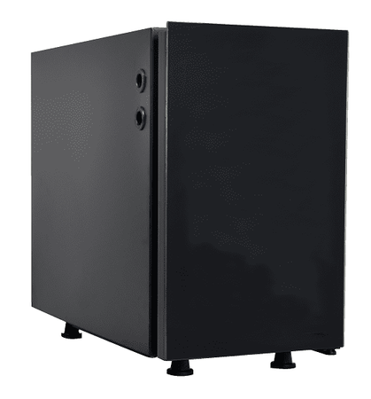 Lodówka na mleko do ekspresu Coffee Format POTT 7A Black - lodówka 9 litrów do mleka, stalowe drzwi, czarna