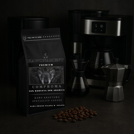 Kawa mielona 1kg COMPROMA Świeżo Palona Arabica 50% Robusta 50%
