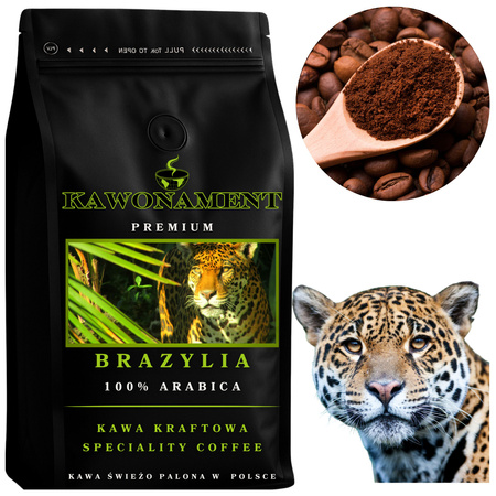 Kawa mielona 250g BRAZYLIA CERRADO Świeżo Palona Arabica 100%