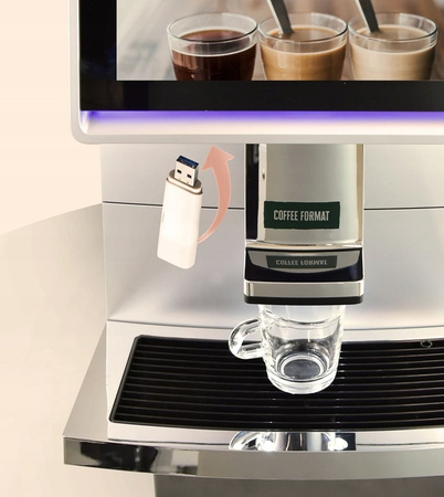 EKSPRES DO KAWY AUTOMATYCZNY CIŚNIENIOWY Coffee Format BREAK S W2L SREBRNY