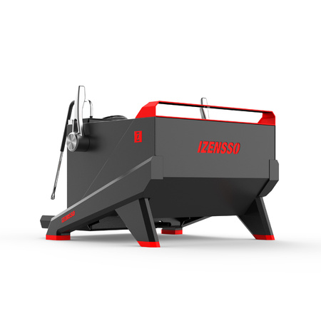 Ekspres do kawy kolbowy z 2 bojlerami Raptor 2GR Black Izensso