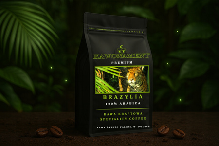 Kawa mielona 250g BRAZYLIA CERRADO Świeżo Palona Arabica 100%