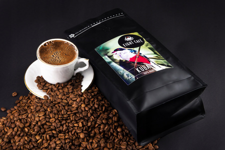 Kawa Ziarnista Świeżo Palona Arabica Kuba 50G