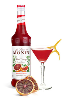 Syrop BLOOD ORANGE MONIN 0,7 l - czerwona pomarańcza