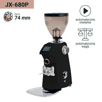 Młynek JX-680P Sandy Matt Black - Automatyczny młynek do kawy z wagą - Coffee Format