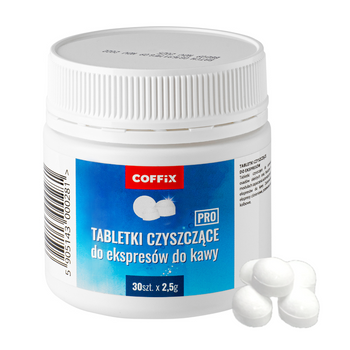 Tabletki czyszczące PRO do ekspresów do kawy 30 szt – COFFIX