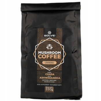 MUSHROOM COFFEE 330G Grzybowa Kawa Chaga + Ashwagandha