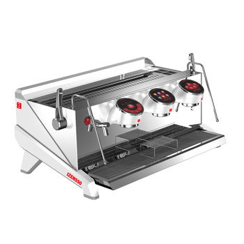 Ekspres do kawy kolbowy z 3 bojlerami Raptor 3GR White Izensso