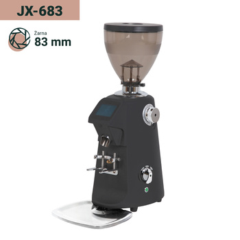 Młynek JX-683 Sandy Matt Black - Profesjonalny młynek do kawy (żarna 83mm) - Coffee Format