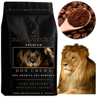 Kawa mielona 250g DON CREMA Świeżo Palona 80% Arabica 20% Robusta