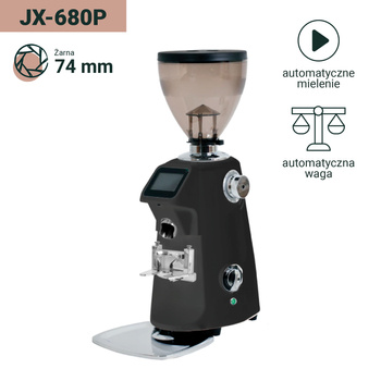 Młynek JX-680P Sandy Matt Black - Automatyczny młynek do kawy z wagą - Coffee Format